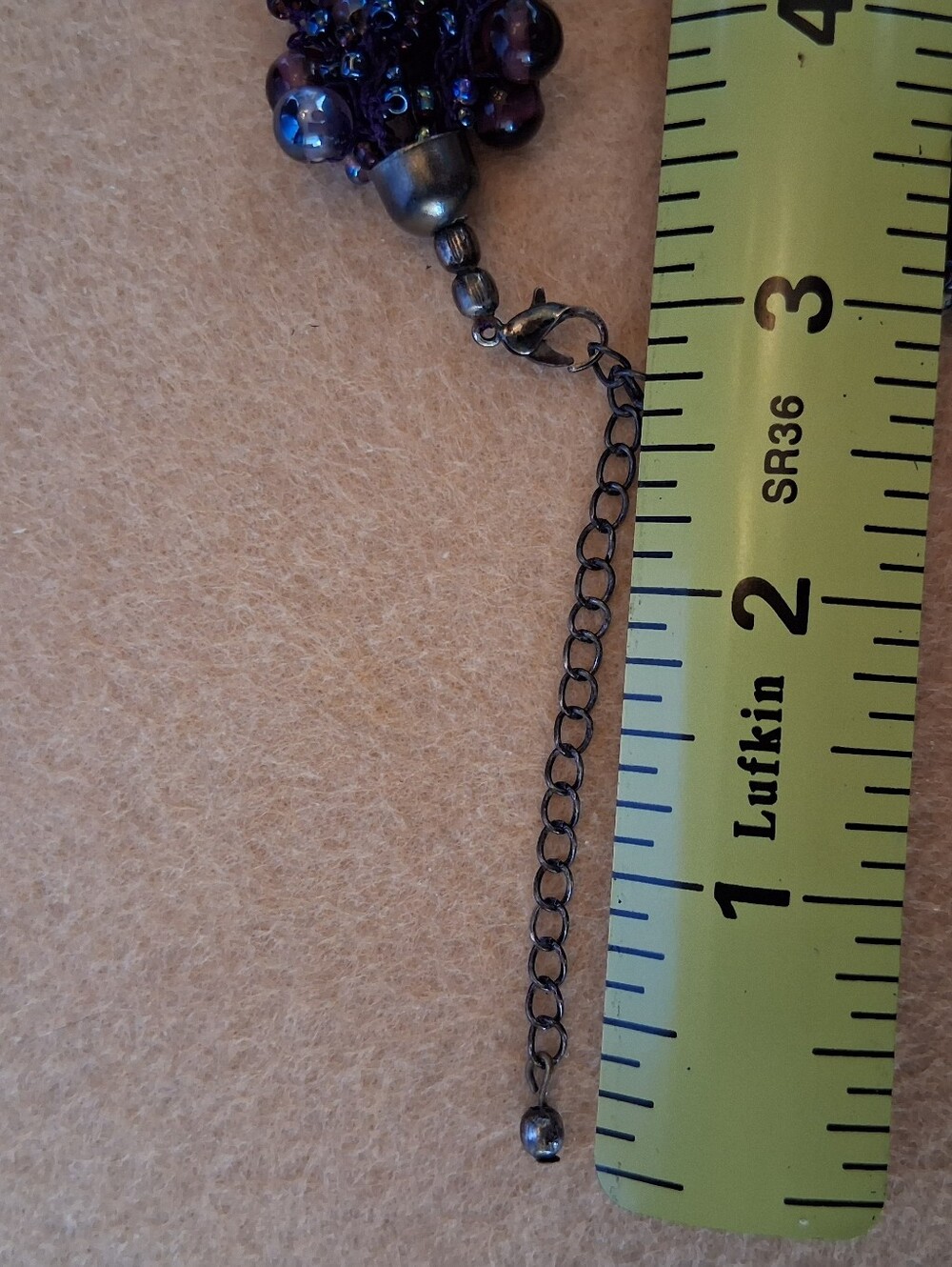 Purple Beaded Multi-Strand Necklace - Women - Picture 7 of 7
